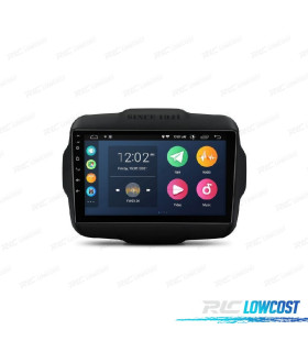 AUTORADIO GPS ANDROID 12 POUR JEEP RENEGADE 15-20