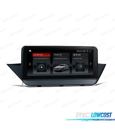 AUTORADIO GPS ANDROID 12 BMW X1 E84 09-15