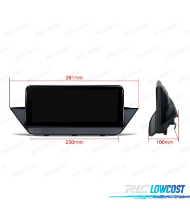 AUTORADIO GPS ANDROID 12 BMW X1 E84 09-15