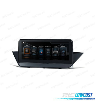 AUTORADIO GPS ANDROID 10 POUR BMW X1 E84 09-15 SANS ÉCRAN DE SÉRIE