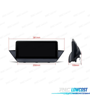 AUTORADIO GPS ANDROID 10 POUR BMW X1 E84 09-15 SANS ÉCRAN DE SÉRIE