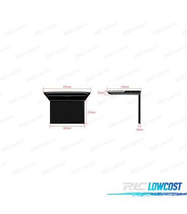 ÉCRAN DE TOIT ÉCRAN TACTILE UNIVERSEL DE TOIT ANDROID 9