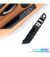 GARNITURE DE PANNEAU DE PORTE INTÉRIEUR POUR BMW SÉRIE 3 E90 E91 NOIR