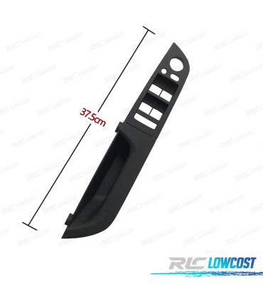 GARNITURE DE PANNEAU DE PORTE INTÉRIEUR POUR BMW SÉRIE 3 E90 E91 NOIR
