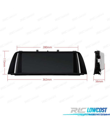 AUTORADIO GPS ANDROID 12 POUR BMW F10 F11 10-12 CIC