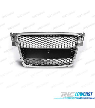 CALANDRE AUDI A4 B8 07-11 LOOK RS GRIS CLAIR