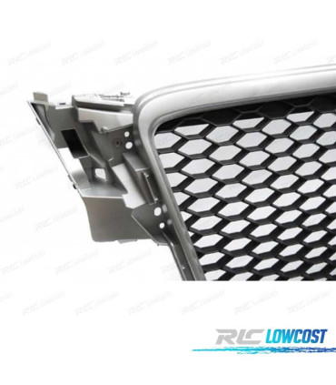 CALANDRE AUDI A4 B8 07-11 LOOK RS GRIS CLAIR