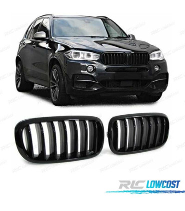 CALANDRES BMW X5 F15 X6 F16 13-18 NOIR BRILLANT LOOK M PERFORMANCE