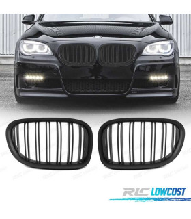 CALANDRE BMW SERIE 7 F01 DOUBLE NOIR MAT