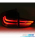 FEUX ARRIÈRE BMW X1 E84 09- LIGHT BAR ROUGE CHROMÉ