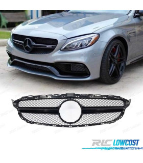CALANDRE MERCEDES W205 14-18 LOOK AMG C63 NOIR