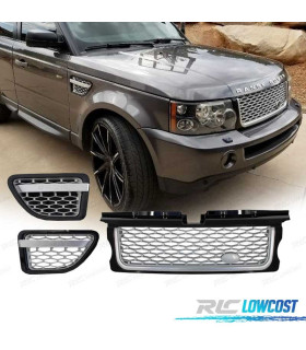 CALANDRE RANGE ROVER SPORT 05-09 LOOK AUTOBIOGRAPHY GRIS