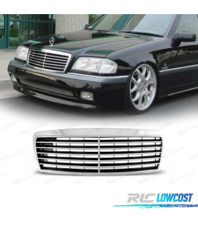CALANDRE MERCEDES W202 93-00 CHROMÉ