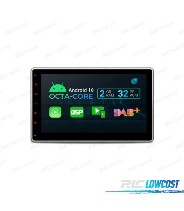 AUTORADIO GPS ANDROID 10 UNIVERSEL 10.1" OCTACORE 2GB