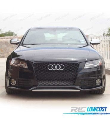 CALANDRE AUDI A4 B8 07-11 LOOK RS NOIR BRILLANT