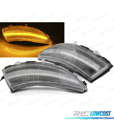 CLIGNOTANTS RÉTROVISEURS RENAULT CLIO IV 12-16 DYNAMIQUE LED BLANC