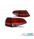 FEUX ARRIÈRE VOLKSWAGEN VW GOLF 7 12-17 LOOK GTI LED DYNAMIQUE ROUGE BLANC