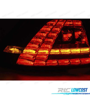 FEUX ARRIÈRE VOLKSWAGEN VW GOLF 7 12-17 LOOK GTI LED DYNAMIQUE FUMÉ