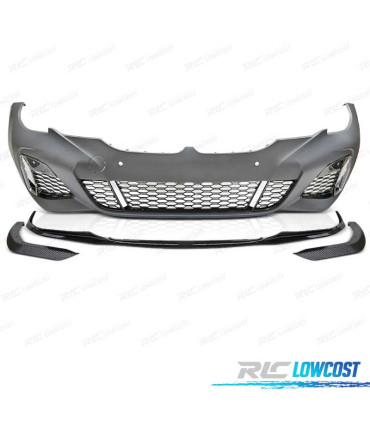 PARE-CHOCS AVANT BMW G20 G21 19-22 LOOK M PERFORMANCE 340i PDC + LIP CARBONE