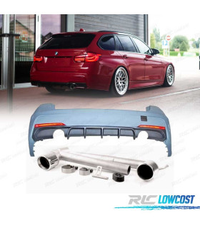 PARE-CHOCS ARRIÈRE BMW F31 TOURING LOOK M PERFORMANCE + KIT ÉCHAPPEMENT