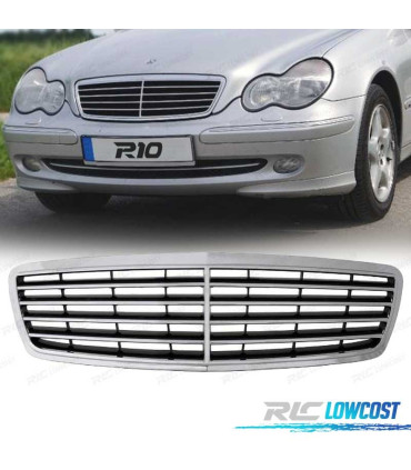 CALANDRE MERCEDES CLASSE C W203 00-07 CHROMÉ