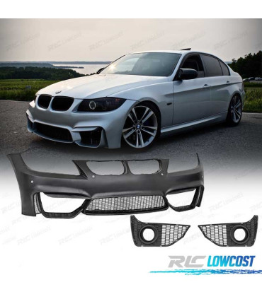 PARE CHOCS FRONTAL BMW E90 E91 SÉRIE 3 05-08 LOOK M4 PDC GRILLES ANTIBROUILLARD