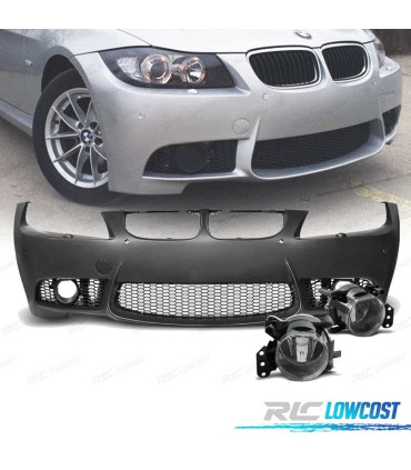 PARE-CHOCS FRONTAL BMW E90 E91 08-12 LOOK M3 SRA PDC + ANTIBROUILLARD
