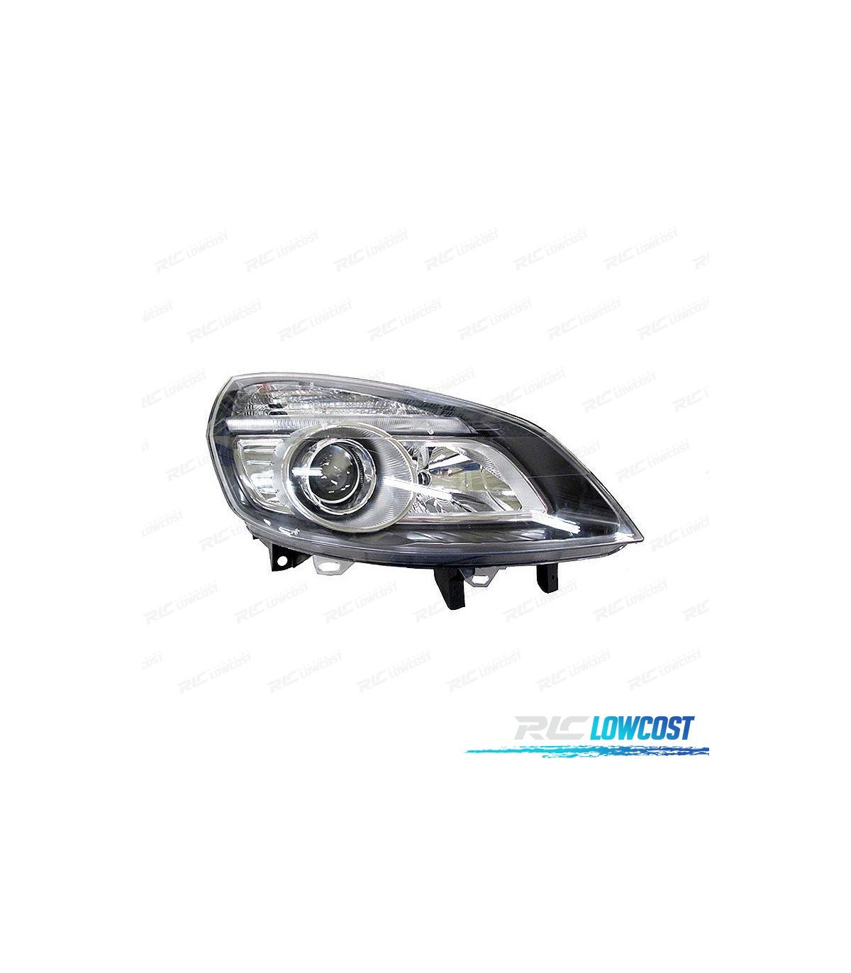 PHARES POUR RENAULT SCENIC II 05-08 XENON FOND NOIR