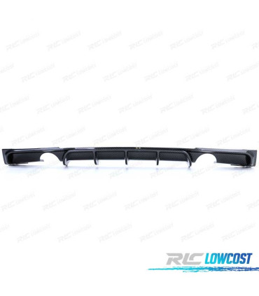 DÉFLECTEUR BMW F30 F31 11-15 LOOK M PERFORMANCE CARBONE DOUBLE SORTIE