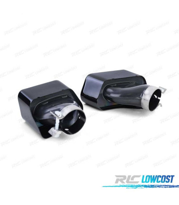 DIFFUSEUR ARRIÈRE BMW F10 F11 LOOK M PERFORMANCE + ECHAPPEMENT NOIR