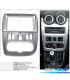 FACADE AUTORADIO 2-DIN RENAULT DACIA LOGAN SANDERO DUSTER NISSAN NP200- GRIS