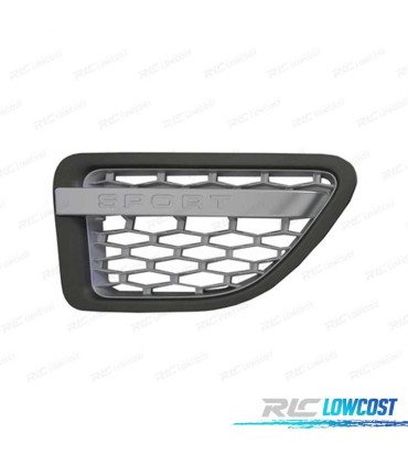 GRILLES LATÉRALES RANGE ROVER SPORT 05-09 AUTOBIOGRAPHY SILVER EDITION