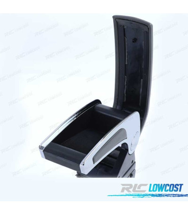 ACCOUDOIR UNIVERSEL NOIR ET GRIS CHROMÉ