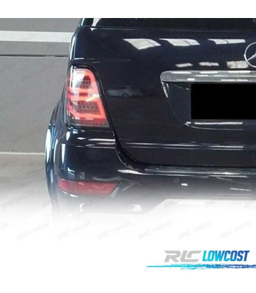 FEUX ARRIÈRE MERCEDES W164 09-11 LED BAR FUMÉ