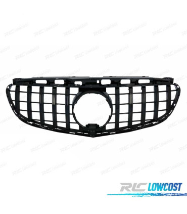 CALANDRE MERCEDES CLASSE E W212 13-16 LOOK PANAMERICAN GT NOIR BRILLANT