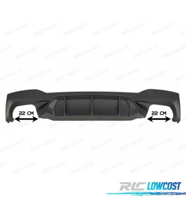 DIFFUSEUR BMW G30 G31 LOOK M5 NOIR MATE