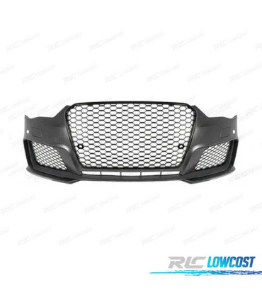 PARE CHOCS FRONTAL AUDI A3 8V 12-16 LOOK RS3 SRA PDC