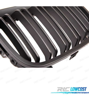 CALANDRE BMW F20 11-15 LOOK M1 NOIR MAT