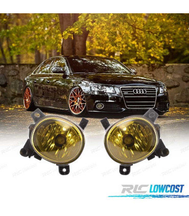 PHARES ANTIBROUILLARD JAUNES AUDI VOLKSWAGEN VW 07-15