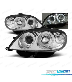 PHARES CITROEN SAXO 99-04 ANGEL EYES FOND CHROMÉ