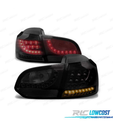 FEUX ARRIÈRE VOLKSWAGEN VW GOLF 6 08-12 FULL LED CLIGNOTANT DYNAMIQUE FUMÉ