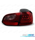 FEUX ARRIÈRE VOLKSWAGEN VW GOLF 6 08-12 FULL LED ROUGE CLAIR