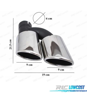 EMBOUT D´ÉCHAPPEMENT AUDI LOOK S