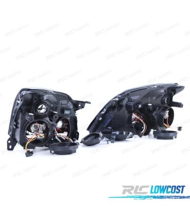 PHARES OPEL VECTRA C 02-05 SIGNUM 03-05 ANGEL EYES FOND NOIR