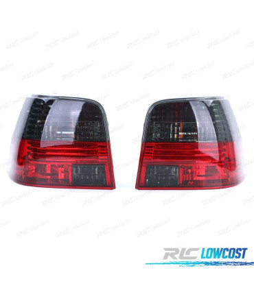 FEUX ARRIÈRE VOLKSWAGEN VW GOLF 4 ROUGE FUMÉ