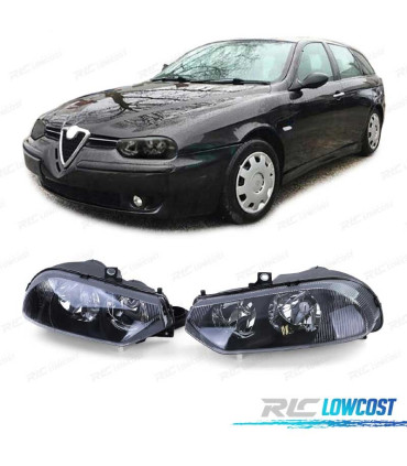 PHARES ALFA ROMEO 156 97-03 FOND NOIR