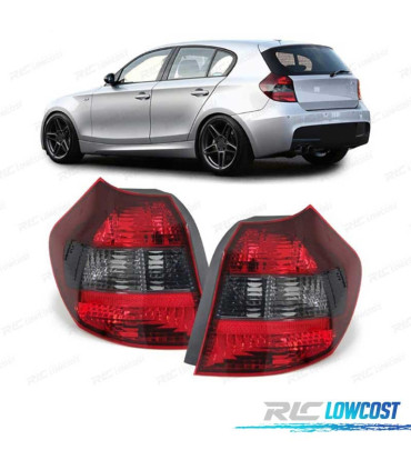 FEUX ARRIÈRE BMW E81 E87 04-07 ROUGE FUMÉ