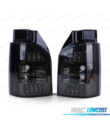 FEUX ARRIÈRE VOLKSWAGEN VW TRANSPORTER T5 1P 03-09 LED FOND FUMÉ