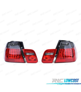 FEUX ARRIÈRE LED BMW E46 98-01 ROUGE FUMÉ LOOK M3