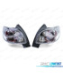 FEUX ARRIÈRE PEUGEOT 206 98-09 FOND CHROMÉ
